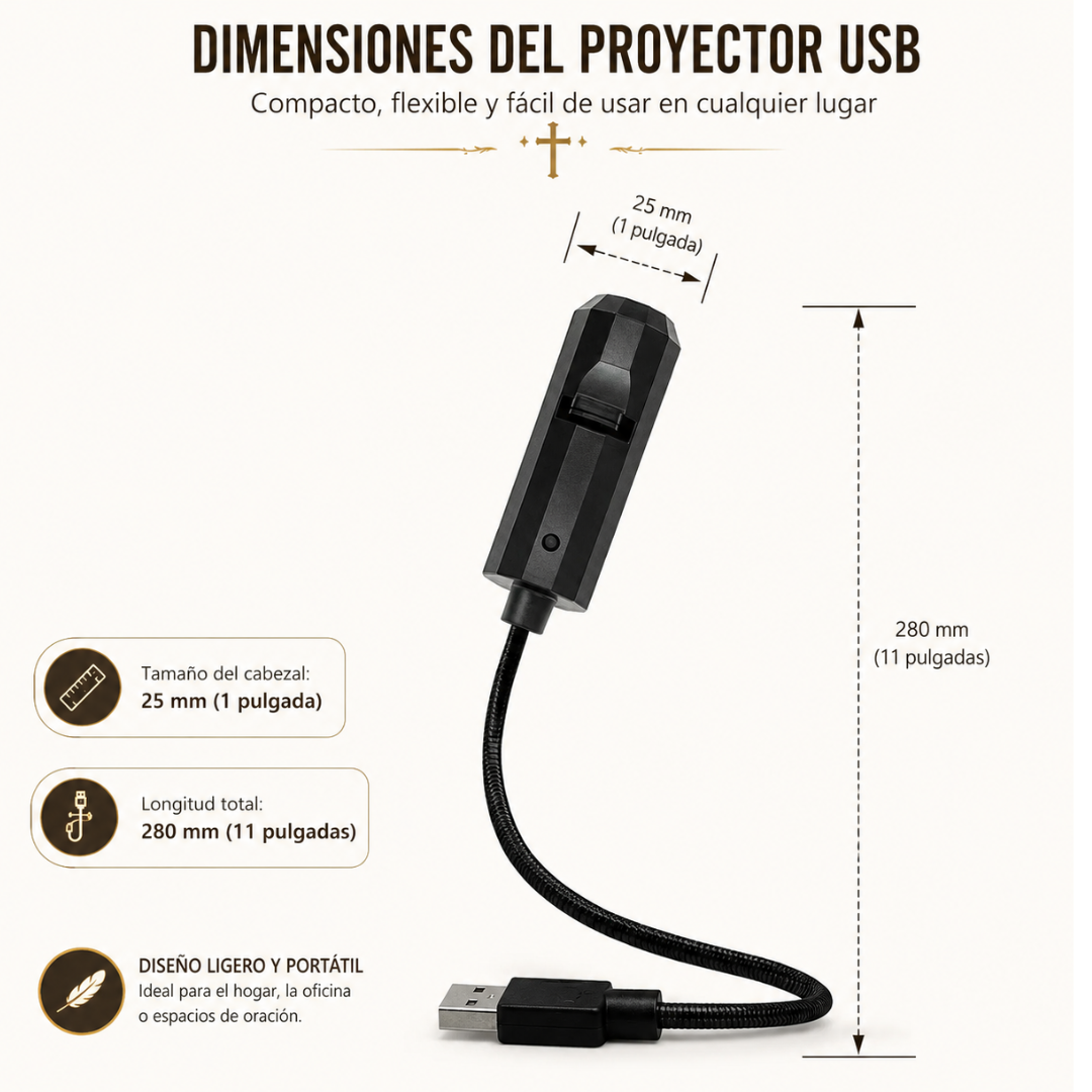proyector religioso con 6 imagenes de jesucristo