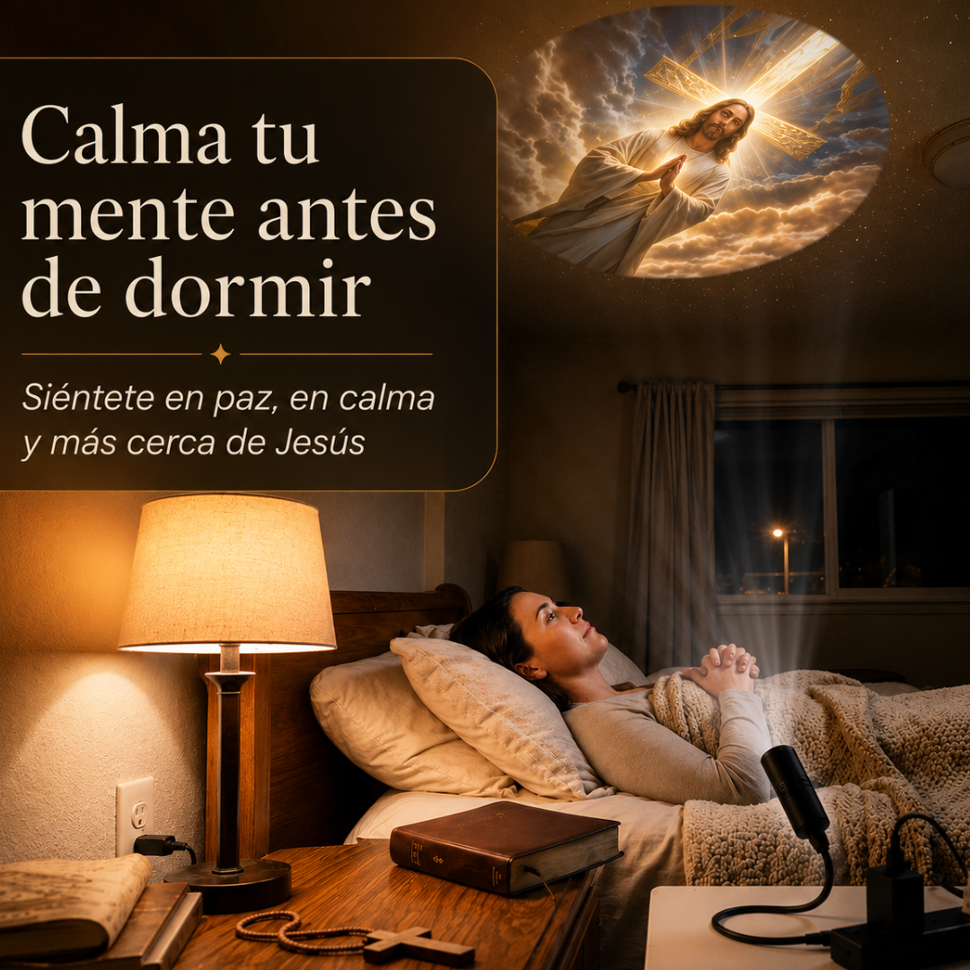 proyector religioso con 6 imagenes de jesucristo